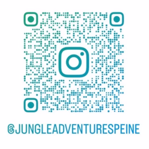 QR-Code für das Instagram-Profil des Jungle Adventure Funcenter Peine